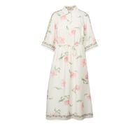 MOS MOSH Vestido 'MMBunno Big Orchid' ecru / azul / pino / rosa 42 ecru / azul / pino / rosa