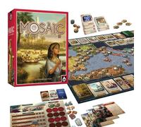 Mosaic: A Story of Civilization,Juego de mesa de estrategia para adultos y familia,Rápido, divertido, acción y control de área Juego,2-6 jugadores,A partir de 14 años,120 minutos,by Forbidden Games
