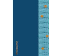 Mosaic Notebook: Lined Journal with Coloring Margins | Gift for Creative Writing, Stress Relief & Relaxation | 5,5x8,5 in | 80 pages