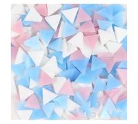 Mosaico autoadhesivo Azulejos de mosaico vidrio transparente 50g, pieza multicolor, piedras for hacer mosaicos DIY for manualidades, Hobby, artes, decoración pared del hogar(Pink mix)