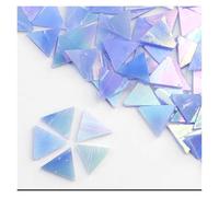 Mosaico autoadhesivo Azulejos de mosaico vidrio transparente 50g, pieza multicolor, piedras for hacer mosaicos DIY for manualidades, Hobby, artes, decoración pared del hogar(Color 21)