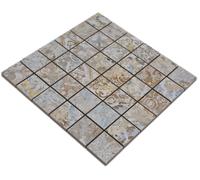 Mosaico Cerámico 47x47 Multicolor Mate para Pared Suelo Cocina WB14-47CS