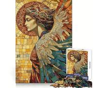 Mosaico de ángeles, 1000 Piezas, Rompecabezas para Adolescentes, Mejora la Memoria, Tiempo Libre Divertido, Corte de Calidad, Elegante (38x26cm)