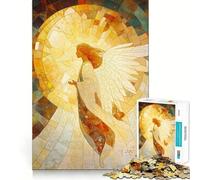 Mosaico de ángeles,Rompecabezas de 1000 Piezas,Juego cognitivo Divertido,componentes Resistentes y de fácil Limpieza,Tiempo de Tranquilidad,Ejercicio Mental en casa (38x52cm)