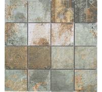 Mosaico de Cerámica Gres Beige Braun Verde Mate Pared Suelo WB16-71CB 1 Mate