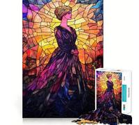 Mosaico de la Princesa Diana, Rompecabezas de 1000 Piezas para Adolescentes, Juguete Que desafía la Mente, pasatiempo Relajante, Corte preciso, Regalo Encantador 50x75cm