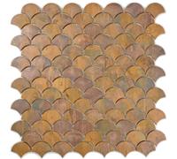 Mosaico De Metal Azulejo Cobre Pared Marrón Cocina WB49-1504 1 Alfombrilla