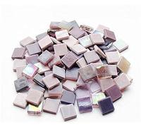 Mosaico de Vidrio Azulejos de Mosaico de Cristal Cuadrado de Color Mezclado de 1,5 cm de 1,5 cm para Bricolaje Proveedor de artesanías Haciendo Azulejos de Piedra Decoración del hogar