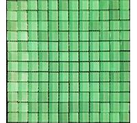 Mosaico De Vidrio Fluorescente Pastel Verde Para WC, Pared Y Ducha | WB88-0104