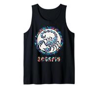 Mosaico Escorpio, Signo del zodíaco. Signos del Zodiaco astrología Camiseta sin Mangas