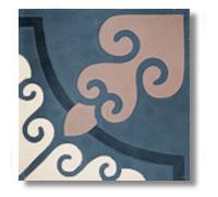 Mosaico hidráulico Auténtico 1 m2 (25 piezas) Ref: SQ20106