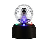 Mosaico Lens Ball - Disco Ball Light | Pequeño Paso De Baile Alimentado Por Batería, Espejo De Regalo Completado Disco Bola De Fiesta Decoración Para Grupos, Boda, Fiestas En Casa, S