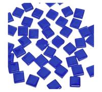 Mosaicos 50 Uds. De azulejos de mosaico de colores mezclados de vidrio, piezas hechas a mano, materiales creativos de cristal, manualidades for niños, Mini azulejos de mosaico for cena(Color 11)
