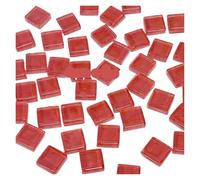 Mosaicos 50 Uds. De azulejos de mosaico de colores mezclados de vidrio, piezas hechas a mano, materiales creativos de cristal, manualidades for niños, Mini azulejos de mosaico for cena(Color 5)