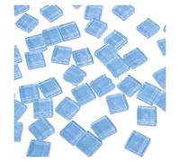 Mosaicos 50 Uds. De azulejos de mosaico de colores mezclados de vidrio, piezas hechas a mano, materiales creativos de cristal, manualidades for niños, Mini azulejos de mosaico for cena(Color 1)