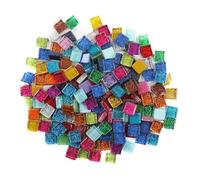 Mosaicos Azulejos de mosaico vidrio con purpurina, 1kg, piezas artesanía, pasatiempos artísticos, azulejos colores surtidos for Arte artesanal(Color mix)