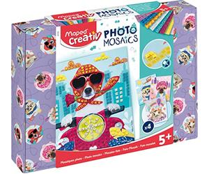 Mosaicos fotográficos Maped Helix USA - Colorido - Artesanía con kits de mosaico - Despierta la creatividad - Diversión sin desorden - Diseño fácil de viajar - Kit todo incluido