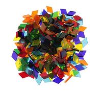 Mosaicos Manualidades, Teselas Para Mosaicos 50 g / bolsa azulejos de mosaico de cristal color mezclado color mezclado para artesanías de bricolaje mosaico haciendo niños rompecabezas arte artesanía d