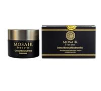 Mosaik Kosmetic Crema Hidronutritiva Intensiva, Crema Facial con Ácido Hialurónico, Células Madre, Colágeno, Extracto de Oliva, SPF 15, 50ml