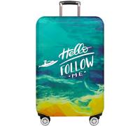 MosaiRudo Funda elástica para equipaje más gruesa, se adapta a maletas de 18 a 32 pulgadas, accesorios de viaje, TKM0099, XL, Cierre de cremallera Cierre de cremallera Cierre de cremallera Cierre de