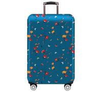 MosaiRudo Funda elástica para equipaje más gruesa, se adapta a maletas de 18 a 32 pulgadas, accesorios de viaje, TKM0098, M, Cierre de cremallera Cierre de cremallera Cierre de cremallera Cierre de