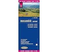Mosambik Malawi (1:1.200.000) Landkarten Impermeable 4. Aktualisierte