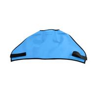 Mosca de caballo con bragueta de cara completa, cobertura de malla fina que proporciona un mejor flujo de aire para caballo yzG783 (azul cielo, 75 x 39 cm)