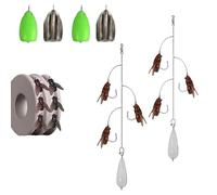 Mosca de pesca con mosca, anzuelos de agua dulce de 2 piezas para pesca al aire libre Seekers Fishermen Pond Lake River Reservoir Stream Sea