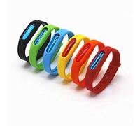 Mosca del Mosquito del Insecto del Insecto Asesino del Mosquito del Asesino 5 PCS Anti-Mosquitos Repelente de Silicona Pulsera Hebilla Muñequera Insectos alejados, Adecuado for niños y Adultos, Color