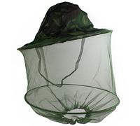 Mosca mosquito insecto abeja pesca máscara cara proteger sombrero red para profesionales apicultor camuflaje