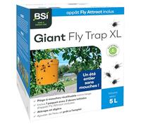 Moscas - Trampa + Atractivo - Gran Formato, 5 L, - Giant Fly Trap - Marca BSI