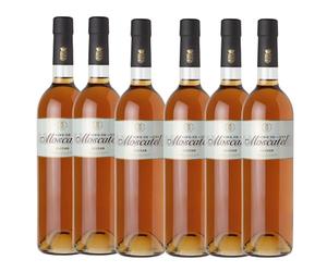 Moscatel Alvear - Moscatel - Disfruta de la Dulzura Única - Disfrutarlo en el Momento de Sobremesa, Acompañando Conversaciones Relajadas y Risas - Pack 6 Botellas 750ml