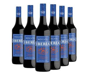Moscatel Iberia - Pack 6 botellas de 75cl - Vino de licor dulce D.O."Málaga"