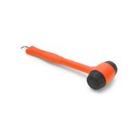 MOSCATELLI Martillo de Camping Multifuncional, Resistente y Ergonómico con Gancho para Extraer Estacas - Naranja