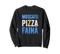 Moscato Pizza Faina Argentinian Flag Pride Vintage Sudadera