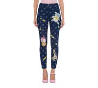 Moschino Animal Patch Polka Dot Denim Trousers Blue Talla: 38 | Vaqueros Pitillo Outlet | Mujer | Azul