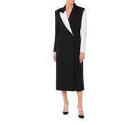 Moschino Balck And White Coat Black Talla: 46 | Chaquetas Outlet | Mujer | Blanco