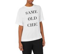 Moschino Blouse With Same Old Chic Embroidery White Talla: 38 | Camisetas de Seda Outlet | Mujer | Blanco