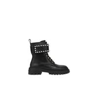 Moschino Her Love Calfskin Biker Boots Black Talla: 40 | Botas Outlet | Mujer | Negro