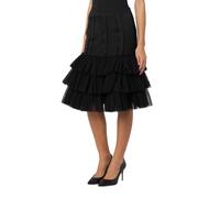Moschino Inside Out Viscose Satin Skirt Black Talla: 38 | Faldas Midi Outlet | Mujer | Negro