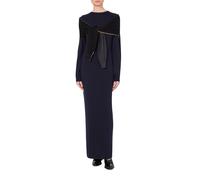 Moschino Layer Up Wool Dress Blue Talla: 46 | Vestidos Maxi Outlet | Mujer | Azul
