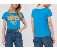 MOSCHINO LOVE Camiseta Blusa Logo Top De Algodón Retro Jersey Shirt Wow S