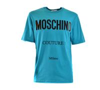 Moschino - Mejora tu guardarropa casual con camisetas elegantes - Tops - Hombre - Azul - S -