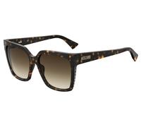 Moschino Mujer Moschino MOS079/S 086/HA Gafas de sol Acetato la Habana Marrón Cuadrada Sombreado