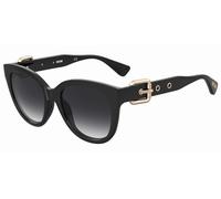 Moschino Mujer Moschino MOS143/S 807/9O Gafas de sol Inyectado Negro Gris Mariposa Normal Sombreado