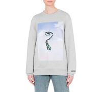 Moschino Organic Cotton Sweatshirt Ceci N'est Pas Une Ties Grey Talla: XL | Sudaderas con Capucha Outlet | Mujer | Gris