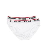 Moschino Pack 2 Slips con Logo en Elástico Modelo A1392 4300 Color Blanco (S)