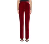 Moschino Pants In PannÉ Velvet Red Talla: 42 | Outlet | Mujer | Rojo