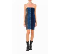 Moschino Patchwork Denim Minidress Blue Talla: M | Mini Vestidos Outlet | Mujer | Azul