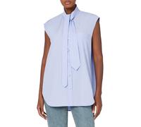 Moschino Sleeveless Tie Shirt Blue Talla: 44 | Camisetas de Tirantes Outlet | Mujer | Azul